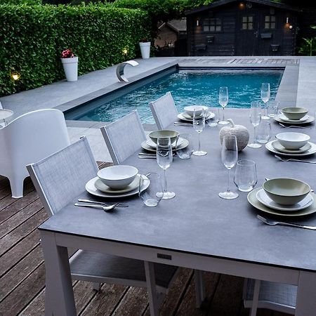 Chez Sabine Et Eric Maison Pour 6 Personnes Avec Piscine Chauffee Andenne Eksteriør billede